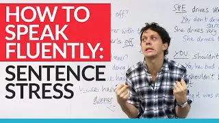 Speak like a NATIVE SPEAKER by using sentence stress in English (with examples!)