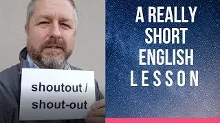 Meaning of SHOUTOUT - A Really Short English Lesson with Subtitles