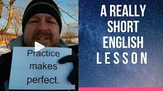 Meaning of PRACTICE MAKES PERFECT - A Really Short English Lesson with Subtitles