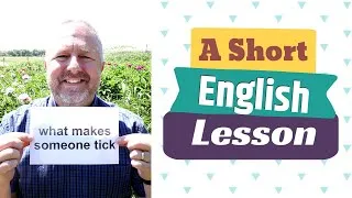 Learn the English Phrases WHAT MAKES SOMEONE TICK and TO TICK SOMEONE OFF