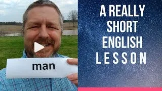 Meaning of MAN - A Really Short English Lesson with Subtitles