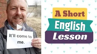 Meaning of IT'LL COME TO ME and IT ESCAPES ME - A Short English Lesson with Subtitles