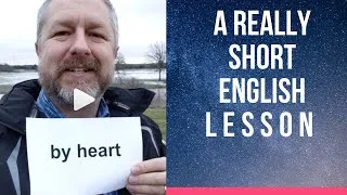 Meaning of BY HEART - A Really Short English Lesson with Subtitles