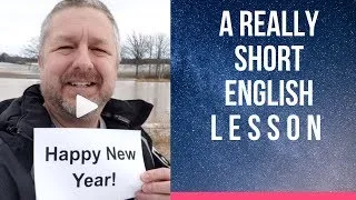 Meaning of HAPPY NEW YEAR - A Really Short English Lesson with Subtitles