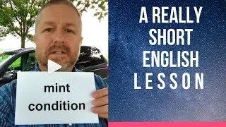 Meaning of MINT CONDITION - A Really Short English Lesson with Subtitles