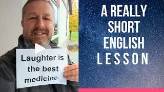 Meaning of LAUGHTER IS THE BEST MEDICINE - A Really Short English Lesson with Subtitles