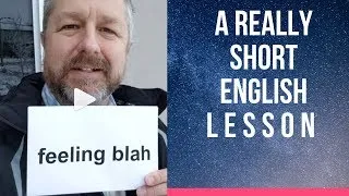 Meaning of FEELING BLAH - A Really Short English Lesson with Subtitles