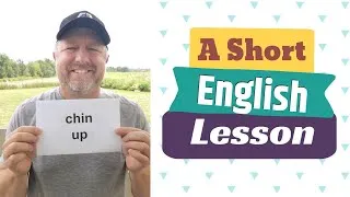 Learn the English Phrases CHIN UP and NOSE AROUND 👃 - A Short English Lesson with Subtitles