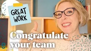 Expressions in English to congratulate your team and increase motivation
