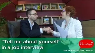 Answering 'Tell me about yourself' in a Job Interview – English Speaking