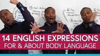 Learn 14 English expressions for body language