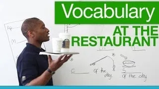 Basic English vocabulary for restaurants