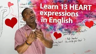 Learn 13 HEART EXPRESSIONS in English ❤️
