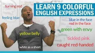 Learn English color expressions to talk about situations & emotions