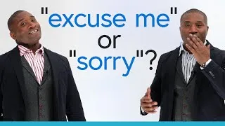 Basic English: How to use SORRY & EXCUSE ME