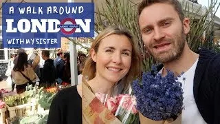 A Walk in London's Columbia Road Flower Market with My Sister