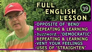 Full English 39 with Misterduncan / What does democracy mean? / Repeat to Learn / Vent meaning