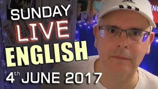 Learn English LIVE lesson - The origins of English - Sunday Chat - 4th June 2017 - with Mr Duncan
