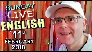 LIVE English Lesson - 11th Feb 2018 - Meditation - LOVE - Valentines - Mr Duncan