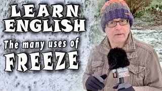 My ASSETS are FROZEN! - How to use the word 'freeze' in English. - Learn English with Mr Duncan