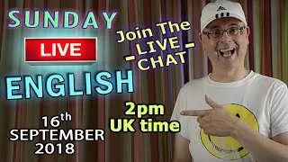 Learn English Live - 16th September 2018 - Watch / Listen / Learn - Enjoy English - Duncan and Steve