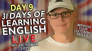 31 Days of Learning English - 9th October - improve your English - KITCHEN ITEMS / WORDS - day 9