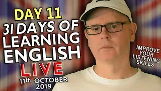 31 Days of Learning English - Friday 11th October - improve your English - TASTE / MONEY  - day 11