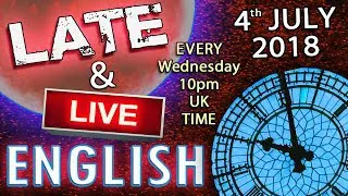 Listen To English - Late and Live from England - Football - Moths - Heat - Separate Taxis