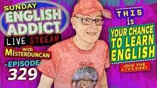 English Addict ep 329 - Sunday -🔴LIVE stream / 29th DECEMBER 2024 / Join the LIVE Chat & Learn