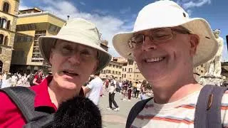 We are in Florence - with the beautiful sights . Learn English - The parable of David and Goliath￼￼.