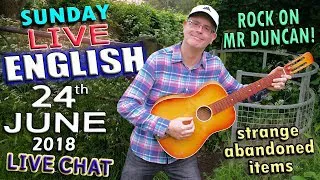 LIVE ENGLISH LESSON - NEW WORDS - 24th June 2018 - Improve your listening - FOOTBALL IDIOMS