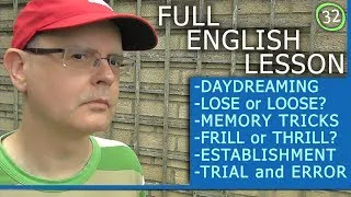 Learn English with Misterduncan. Full English 32 - What is trial and error? What is a frill?