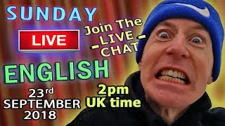 Learn English Live - 23rd September 2018 - Uses of Cut / Watch / Listen/ Learn with Dunc & Steve