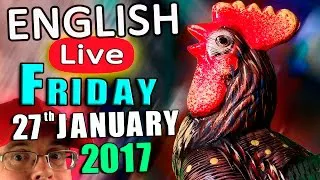 Duncan's LIVE English - JAN 27th 2017 - Learn English  - Live English lesson - LUNAR NEW YEAR 2017