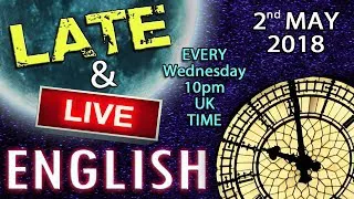Learn English Late and Live - 2nd May 2018 - Royal baldness - school injuries - uses of 'spin''