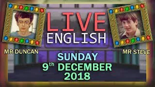 Social Media Trends - Live English Learning  - Christmas Lights - 9/12/18