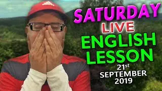 Live English Chat / 21st September 2019 / with Misterdncan in England / I have a cold