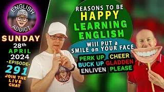 What makes you HAPPY? - Learning English 🔴LIVE - English Addict / 28th April 2024