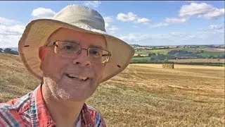 Over the hill on a windy English day with Mr Duncan in England / forgive the poor sound