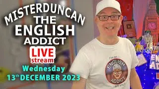 Learn English words to describe 'common' things - English Addict EXTRA🔴 LIVE stream - 13th DEC 2023