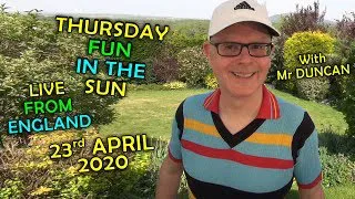 📺 LIVE from ENGLAND / Thursday 23rd April 2020 / William Shakespeare Day - Learn English - Mr Duncan