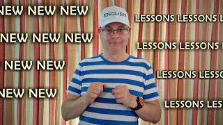 Mr Duncan is BACK with New English Lessons - coming soon! - in 2021 + 2022