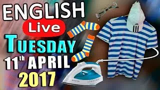 Learn English Live - TUESDAY APRIL 11th 2017 - English Lesson with Duncan - English listening