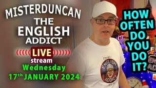 How often? Sometimes or always?  - English Addict ~ ExTRA - 🔴LIVE lesson - WED 17th JAN 2024