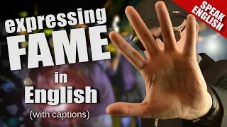 Learn English - FAME - English words for fame and being a celebrity  - English Lesson with Duncan