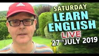 Live Chat - Learn English with Misterduncan - 27th JULY 2019 - Rain is a Pain