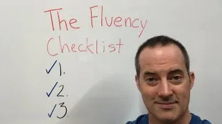 The English Fluency Checklist - EnglishAnyone.com