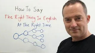 How To Say The Right Thing In English At The Right Time