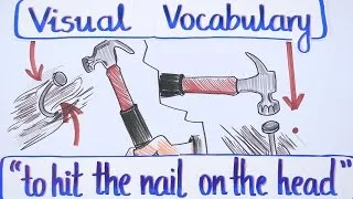 Visual Vocabulary - To Hit the Nail on the Head - English Vocabulary - Speak English Fluently