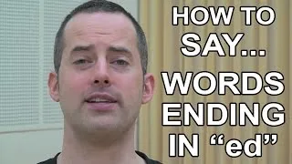 How to Say Words Ending in 